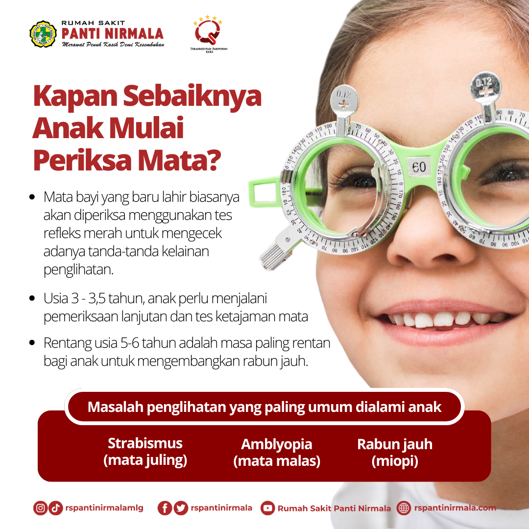 Kapan sebaiknya anak mulai periksa mata?