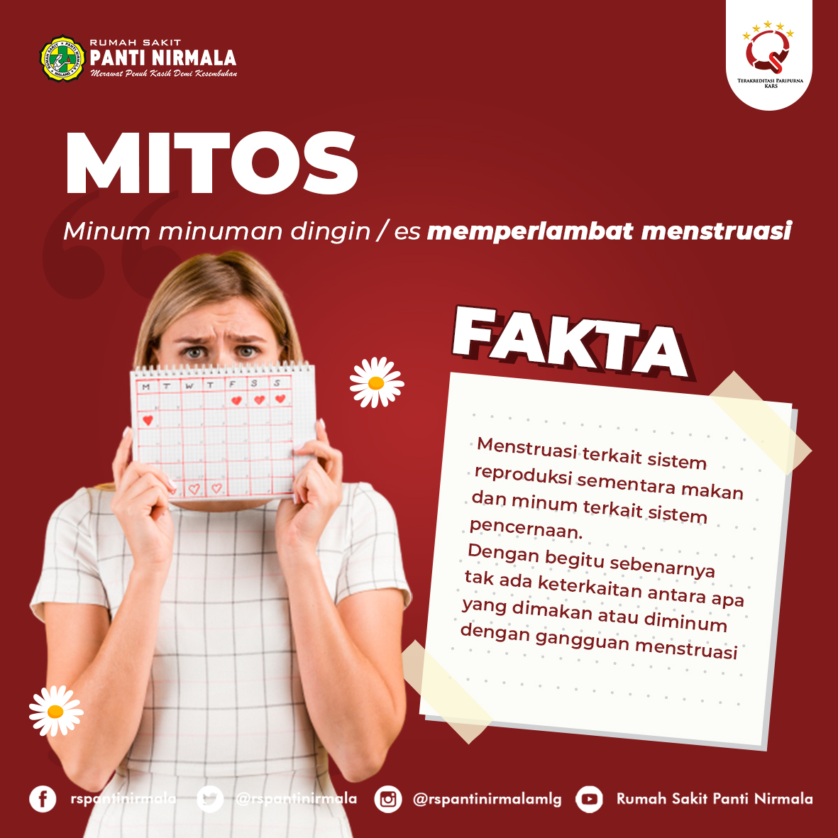 Mitos Minuman Dingin / Es Memperlambat Menstruasi