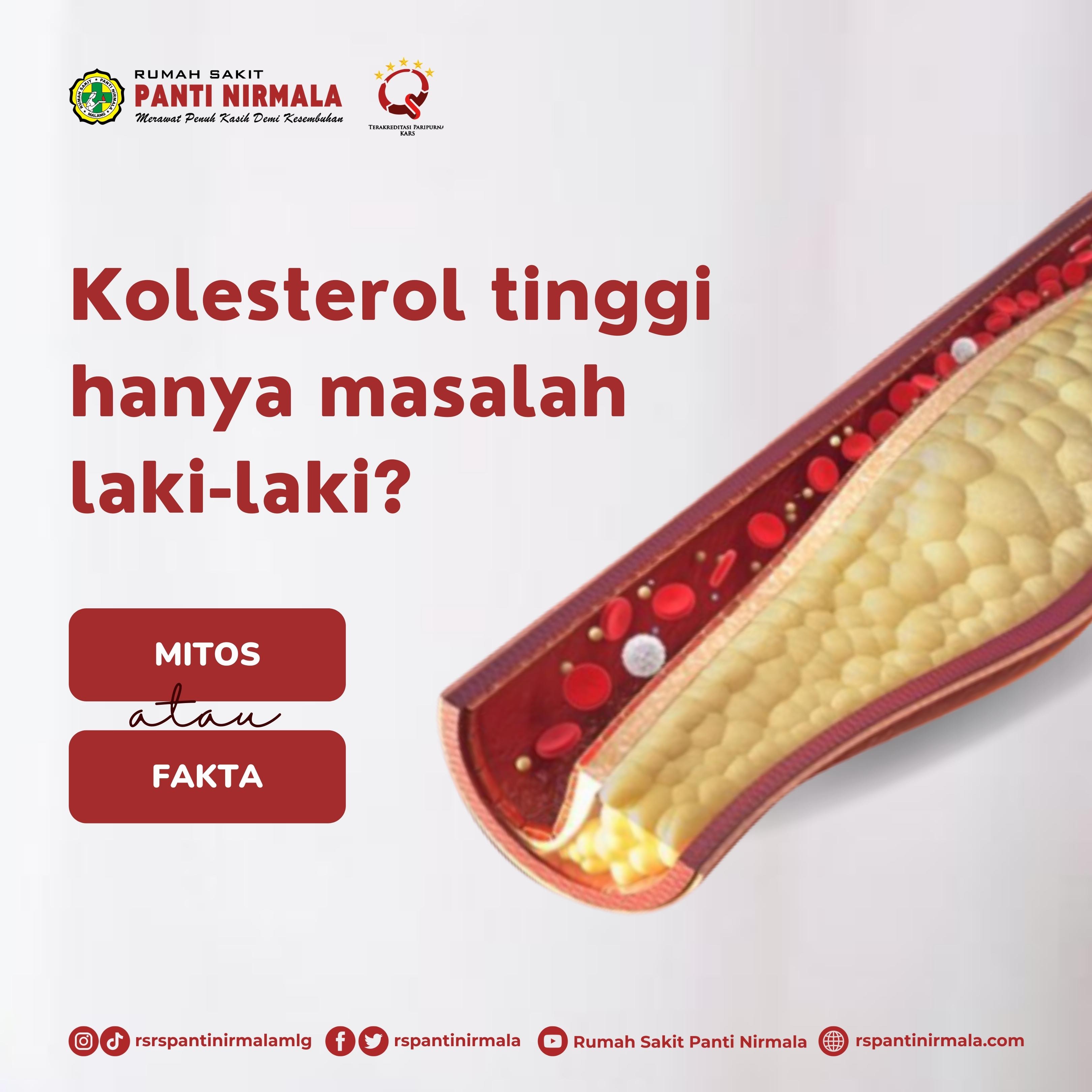 Kolesterol tinggi hanya masalah pada laki-laki?