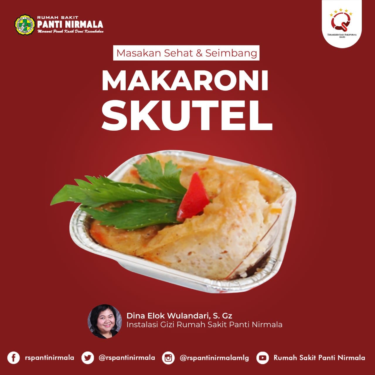 Resep Makanan Sehat & Seimbang "Makroni Skutel"