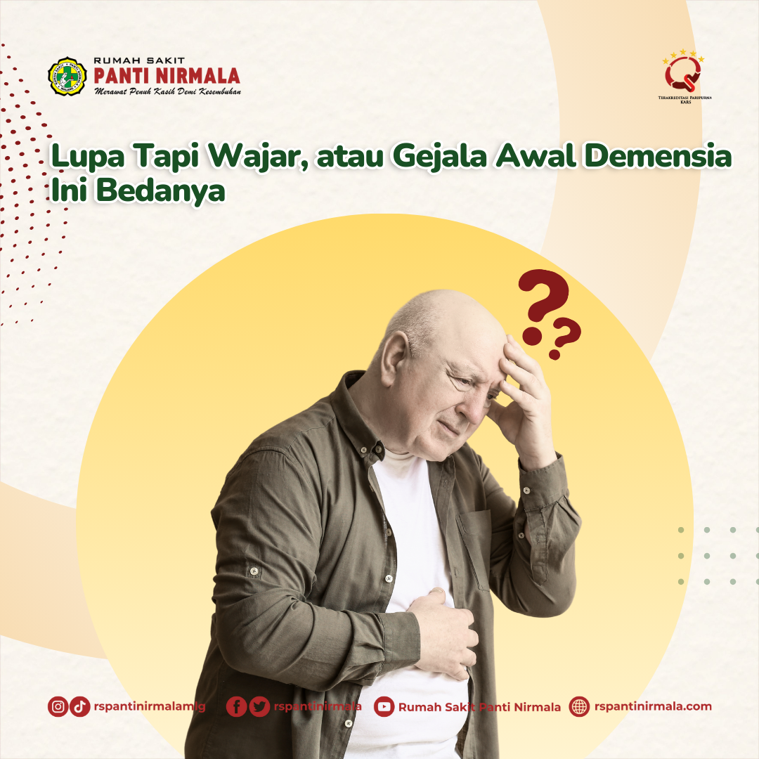 Lupa Tapi Wajar, atau Gejala Awal Demensia? Ini Bedanya