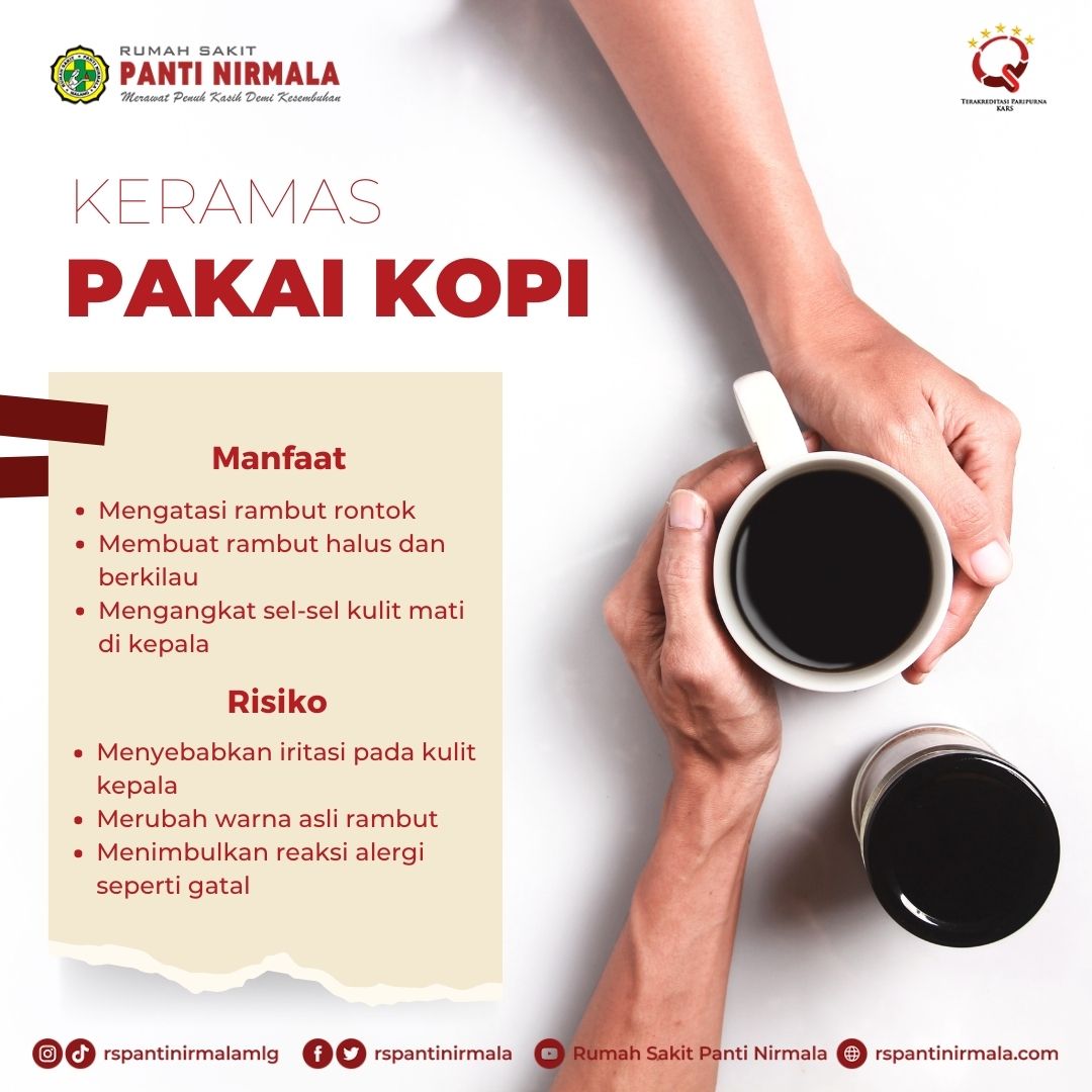 Keramas dengan menggunakan kopi yang viral di Tiktok ternyata memang bisa memberi manfaat baik untuk kesehatan rambut. Namun ada juga risikonya, yuk simak penjelasannya.