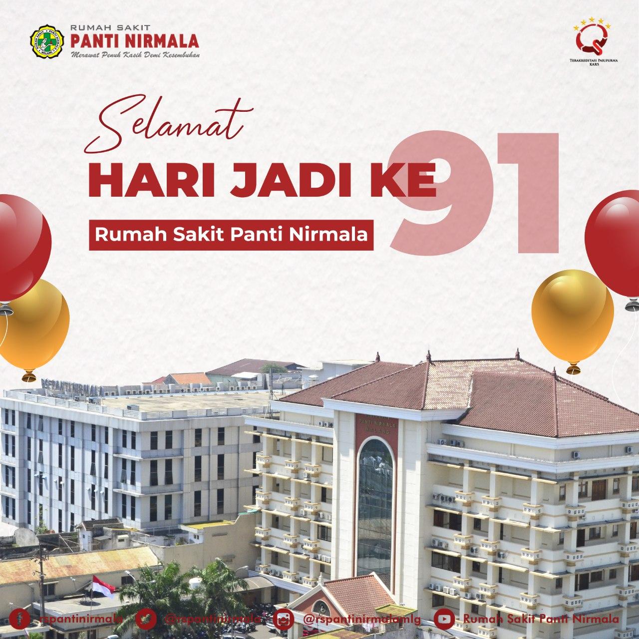 Hari Ulang Tahun RS Panti Nirmala ke 91