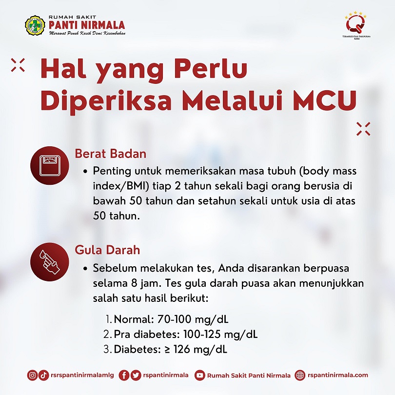 Hal Yang Perlu Diperiksa Melalui MCU