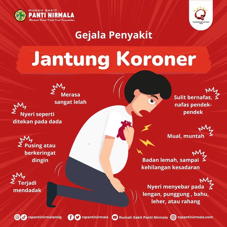 Yuk, kenali apa saja gejala penyakit Jantung Koroner!