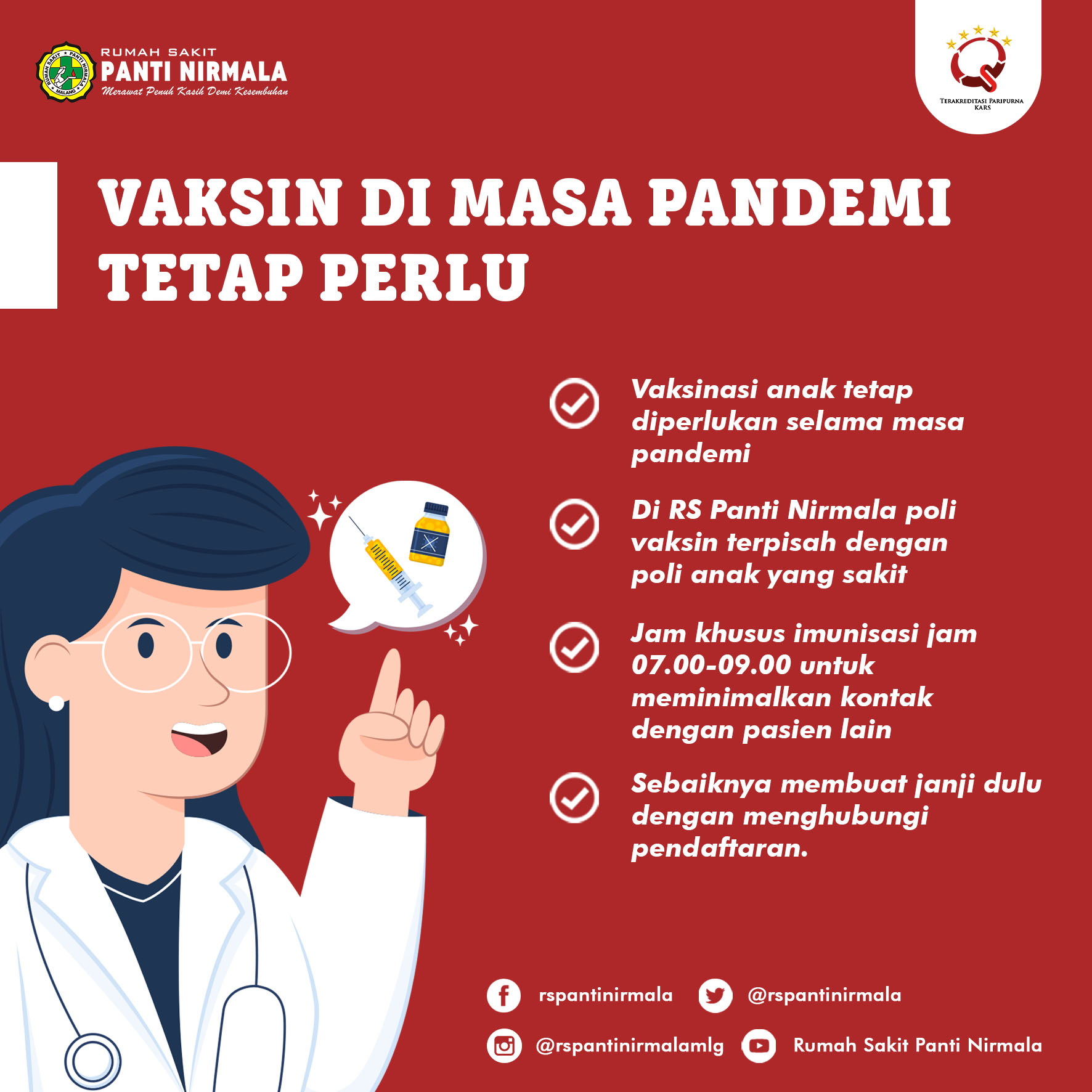 Vaksin di Masa Pandemi Tetap Perlu