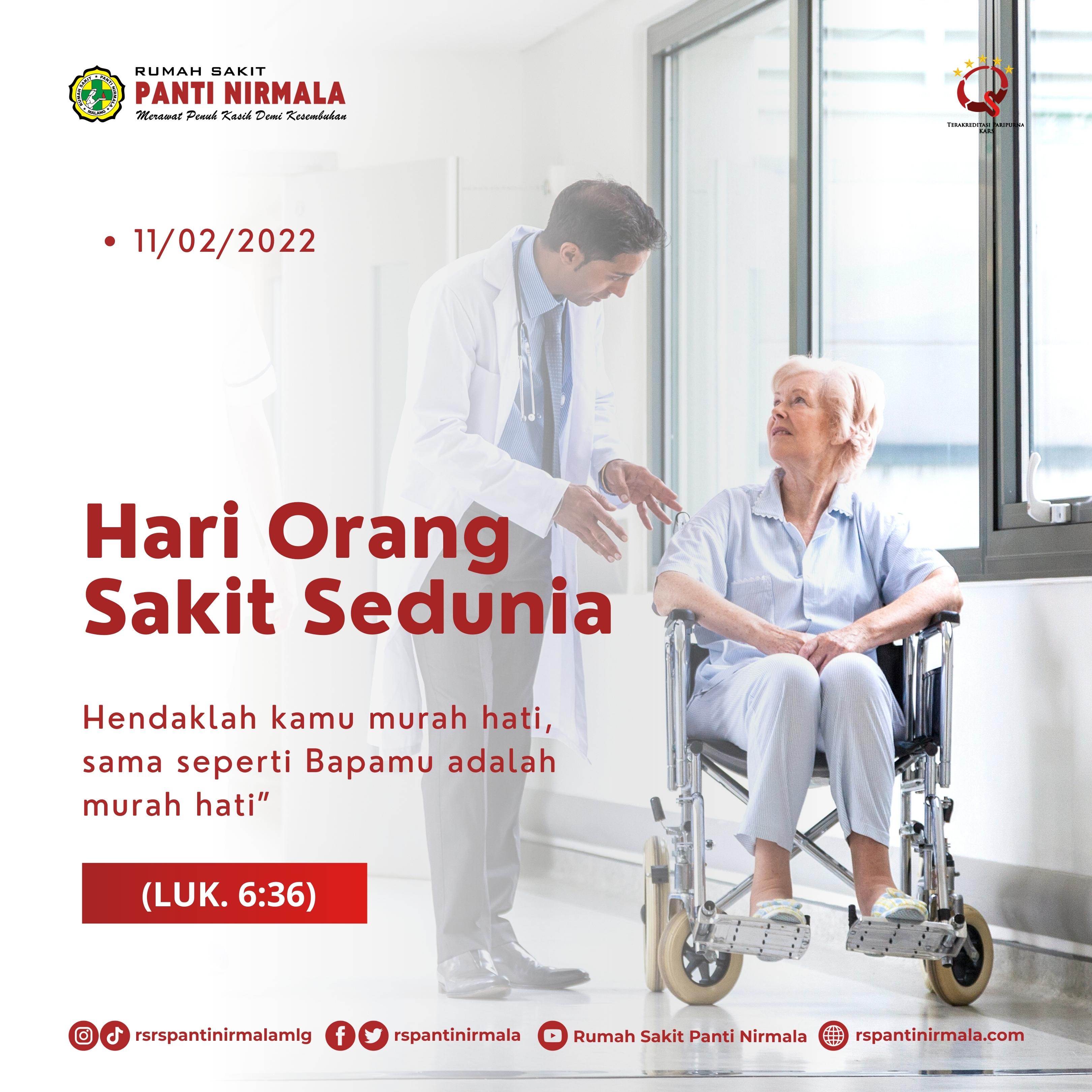 Memperingati Hari Orang Sakit Sedunia