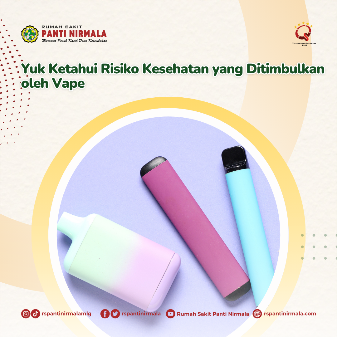 Yuk Ketahui Risiko Kesehatan yang Ditimbulkan oleh Vape